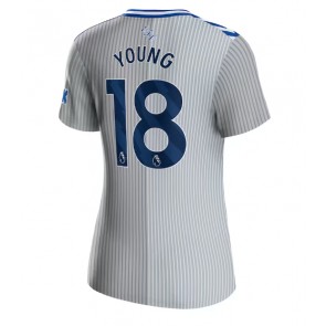 Everton Ashley Young #18 Rezervni Dres za Ženska 2023-24 Kratak Rukavima
